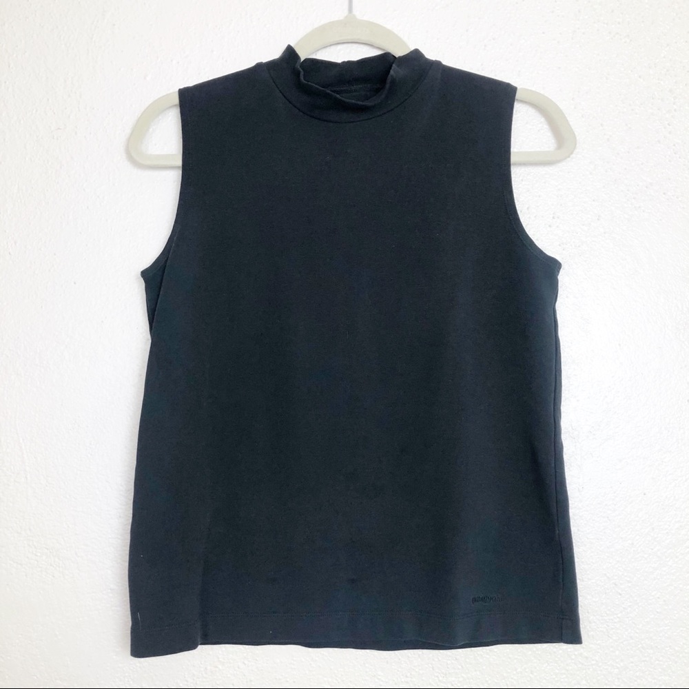 Patagonia black organic cotton tank top